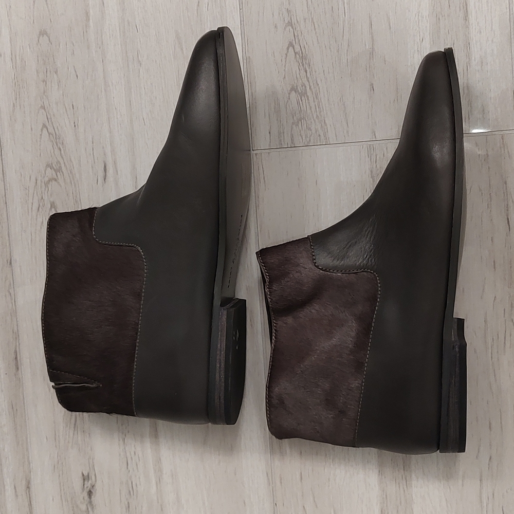 Ladies size 11 leather ankle boots